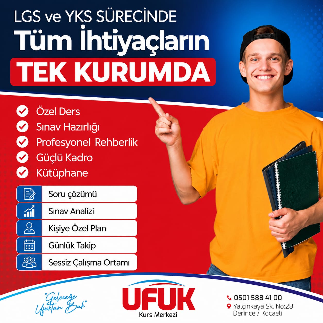 LGS YKS Hazırlık — Ufuk Kurs Merkezi Derince